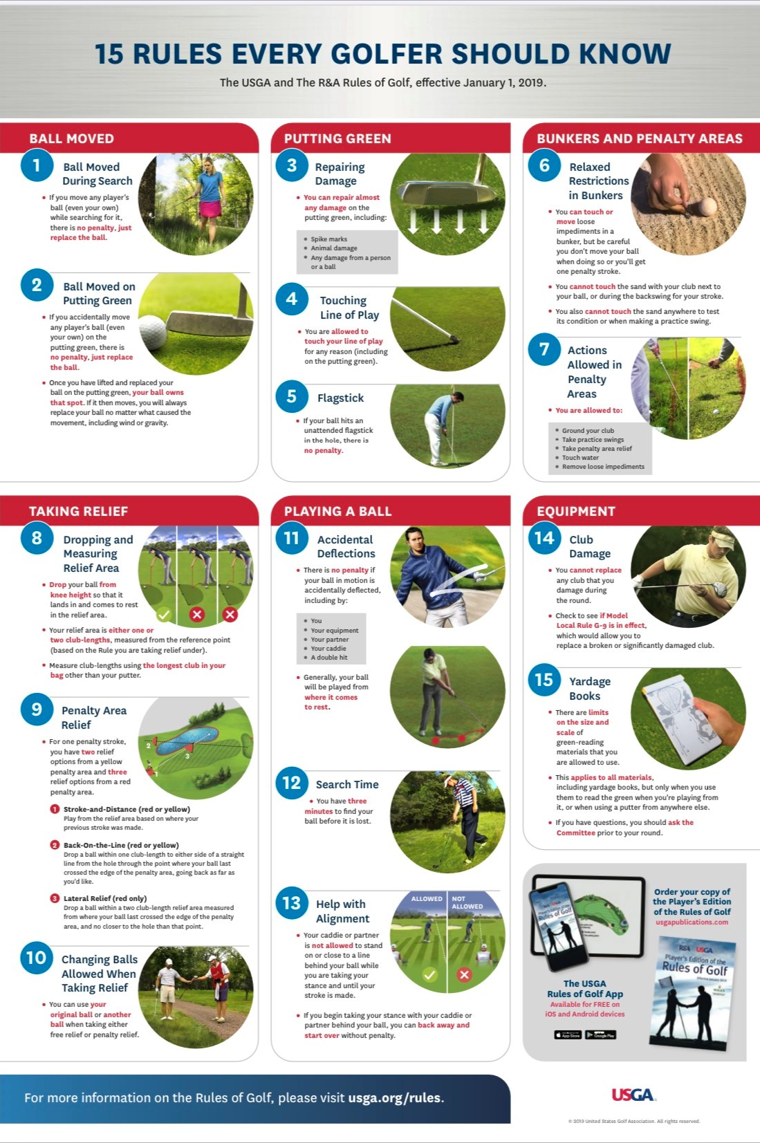 Rules of Golf HERE ( USGA website )